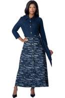 Devine Sport Denim Dress 800321-Blue