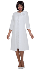 Divine Church Dress 2052-White