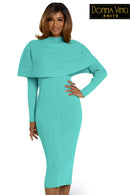 Donna Vinci Knit Dress 13444-Mint