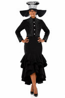Donna Vinci Black Women Church Dress 12301