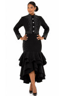 Donna Vinci Black Women Church Dress 12301