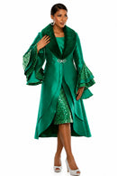 Donna Vinci Dress 12308 Ivy Green 2-Piece Set