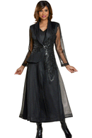 Donna Vinci Church Dress 5868-Black