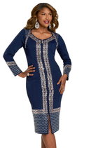 Donna Vinci Church Knit Dress 13449