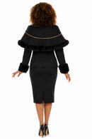Donna Vinci Sirt Suit 12306-Black