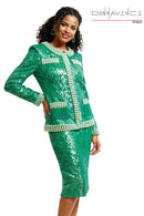 Donna Vinci Church Suit 12234-Peppermint