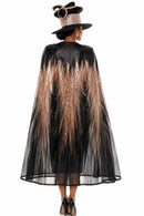 Donna Vinci Dress 12277 with Matching Cape Set