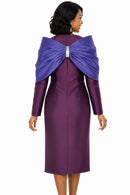 Donna Vinci Dress 12291 Plum/Violet