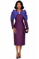 Donna Vinci Dress 12291 Plum/Violet