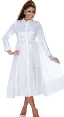 Dorinda Clark Cole Dress 309501C-White
