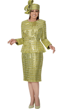 Dorinda Clark Cole Church Suit 309821-Green