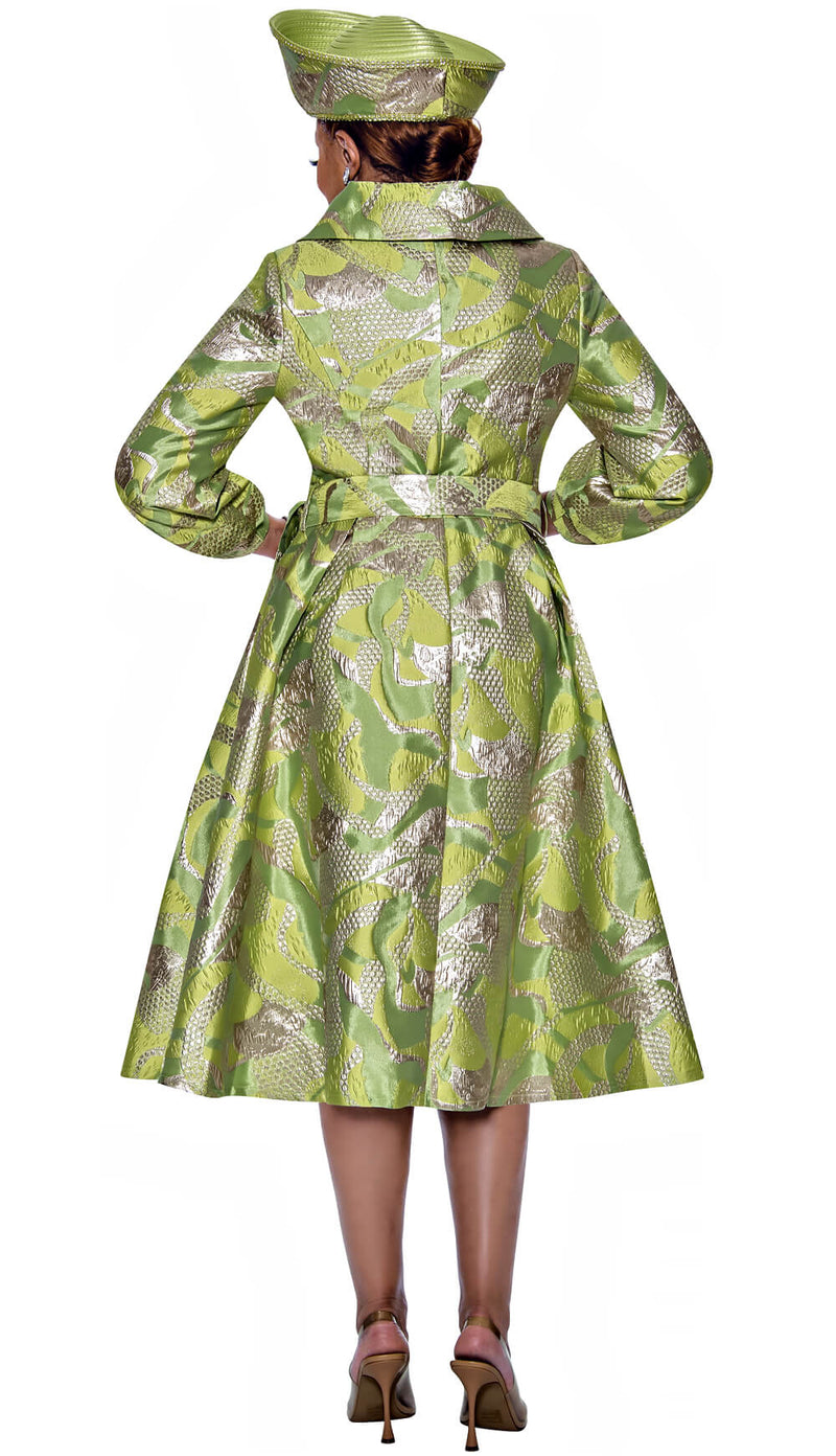 Dorinda Clark Cole Suit 5111 - Lime - Church Suits For Less