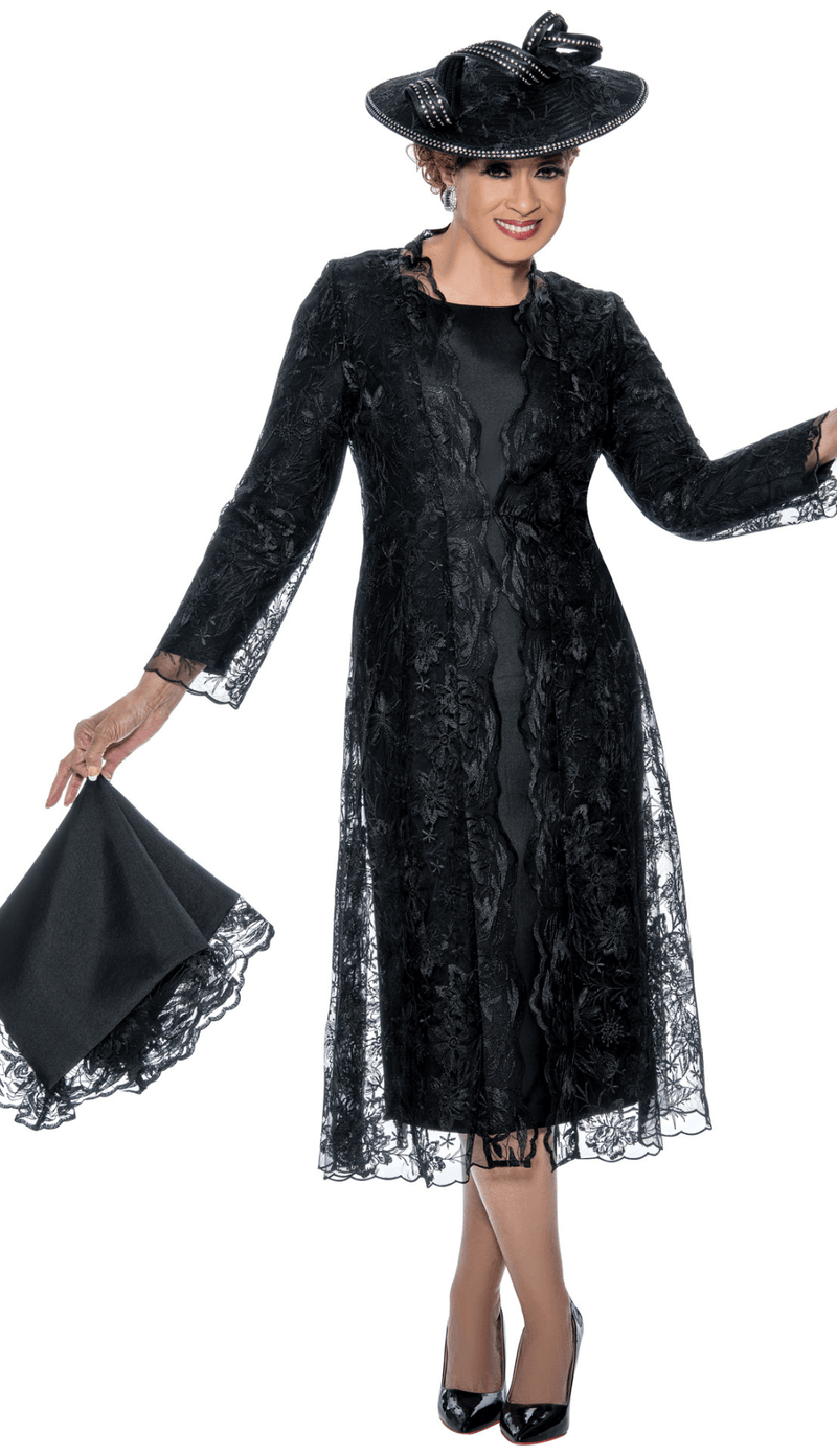 Dorinda Clark Cole Dress 5312-Black