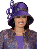 Dorinda Clark Cole Church Hat 309902-Purple