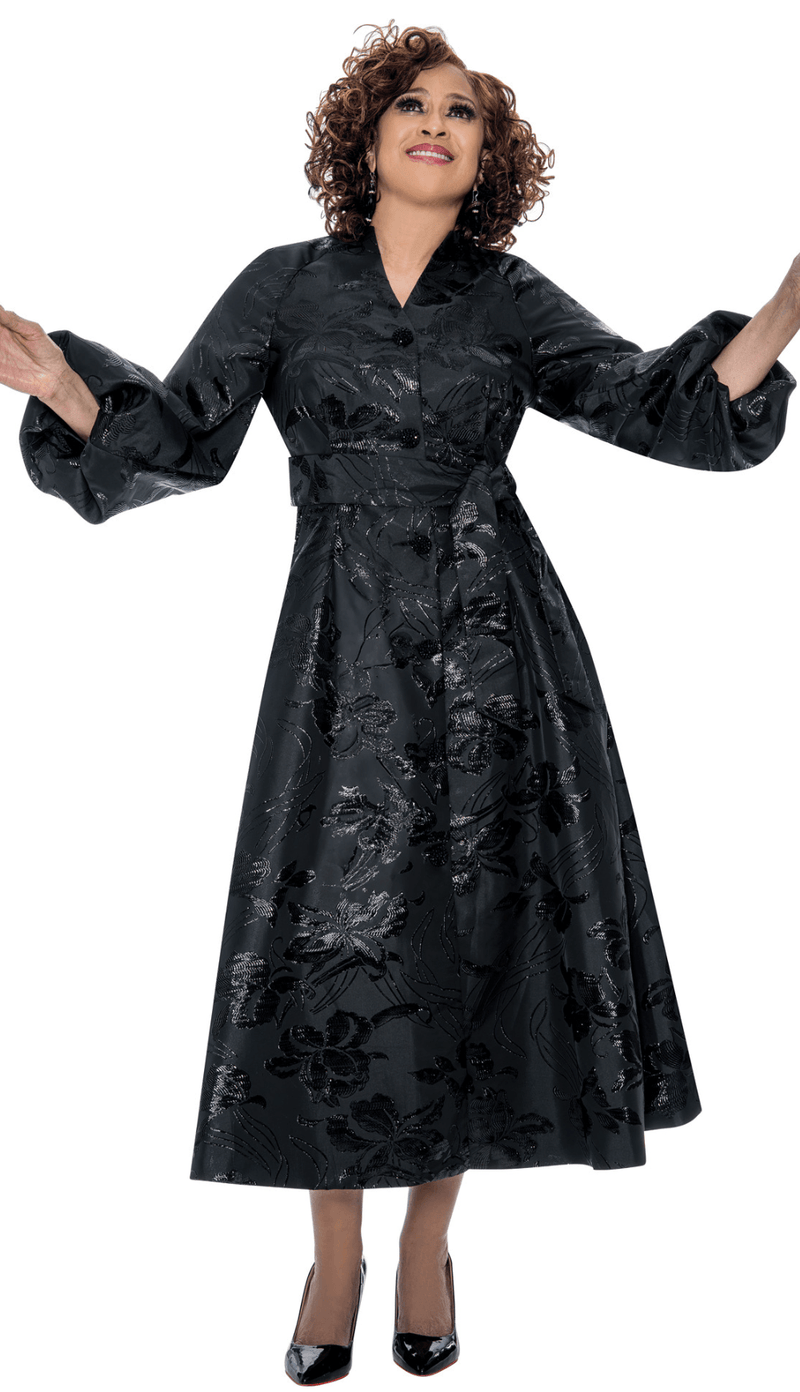 Dorinda Clark Cole Dress 309031-Black