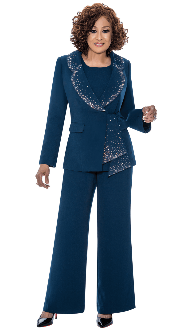 Dorinda Clark Cole Pant Suit 309093-Navy