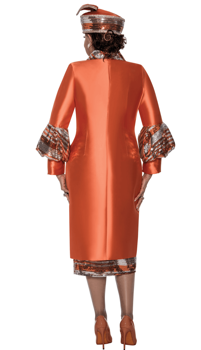 Dorinda Clark Cole Dress 309052-Orange