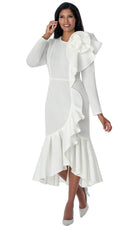 Dresses by Nubiano 100881-White