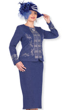 Elite Champagne Church Suit 5964 - Church Suits For Less