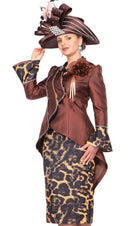 Elite Champagne Church Suit 5974 - Church Suits For Less