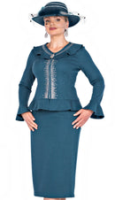 Elite Champagne Church Suit 5960 - Church Suits For Less