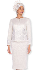 Elite Champagne Church Suit 5977 - Church Suits For Less