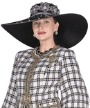 Elite Champagne Women Church Hat 6165