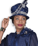 Elite Champagne Women Church Hat 6354