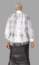 For Her Women Top 81922C-Newsprint