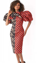 For Her Women Dress 8785C-Camo