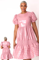 For Her Women Dress 81820C-Pink
