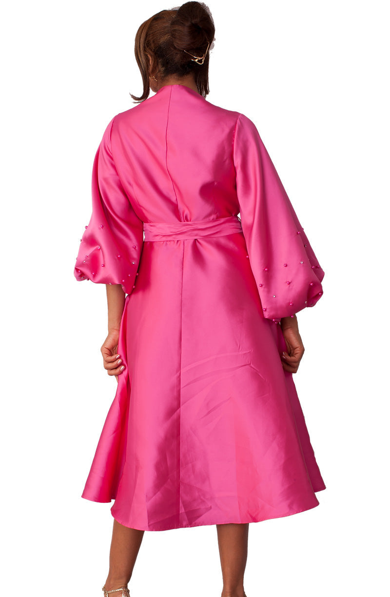 For Her Dress 82341-Fuchsia - Church Suits For Less