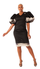 For Her Women Dress 82141C-Black - Church Suits For Less