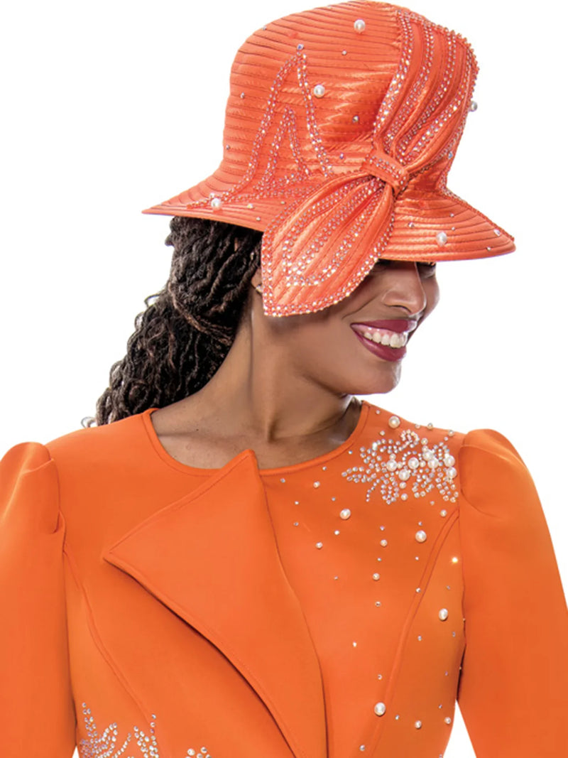 GMI Church Hat 400712-Orange - Church Suits For Less