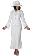 GMI Women Church Suit 401862C-White