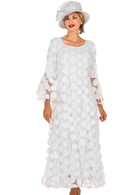Giovanna Dress D1650L-White
