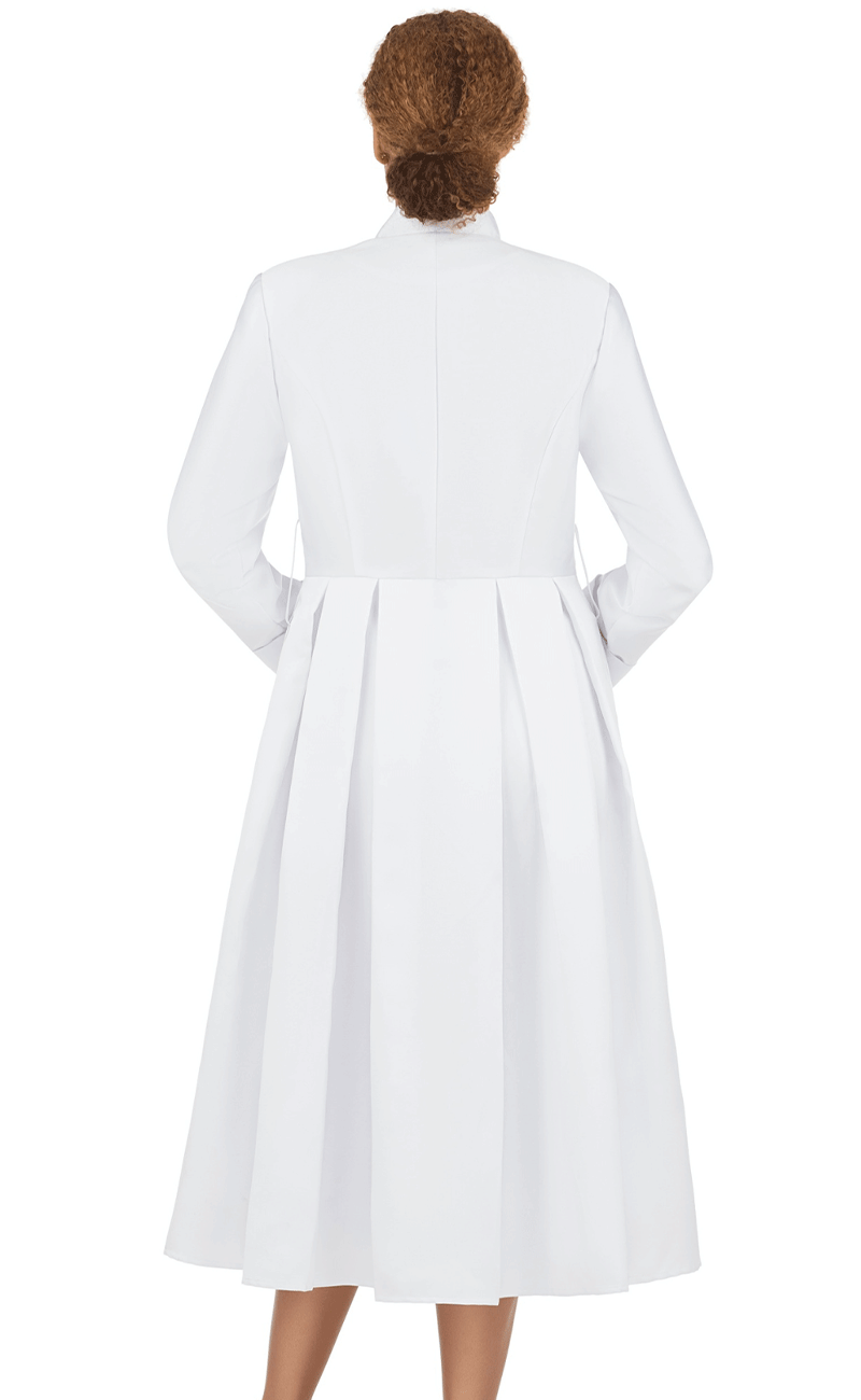 Giovanna Church Dress D1516-White