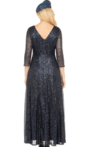 Giovanna Dress D1602-Navy - Church Suits For Less