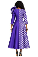 Giovanna Church Dress D1717-Purple