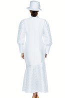 Giovanna Church Dress DP7217C-White