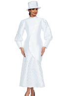 Giovanna Church Dress DP7217C-White