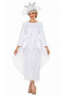 Giovanna Church Dress D7221L-White