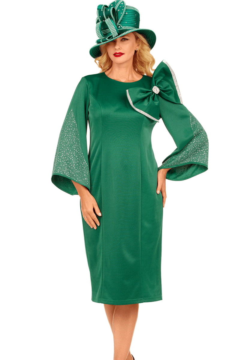 Giovanna Church Dress DP2445-Green