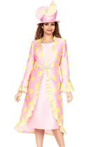 Giovanna Church Dress G1306-Pink - Church Suits For Less