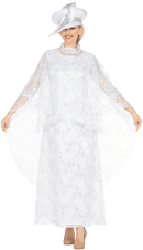 Giovanna Dress D1667B-White