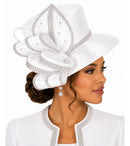 Giovanna Church Hat HR1086-White
