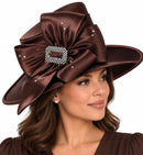Giovanna Church Hat HG1103-Chocolate