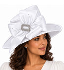 Giovanna Church Hat HG1103-White