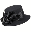Giovanna Church Hat HM944-Black