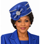 Giovanna Church Hat HR1063-Royal Blue